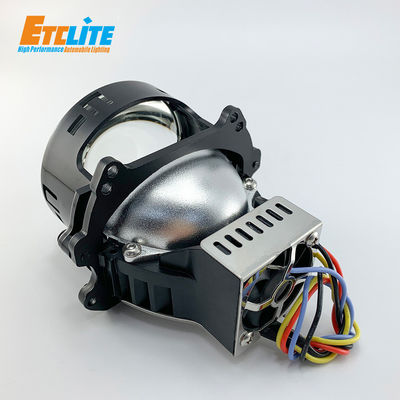 100W LED Projector Lens , 16000Lm Aluminum Dual Beam Projector Headlight